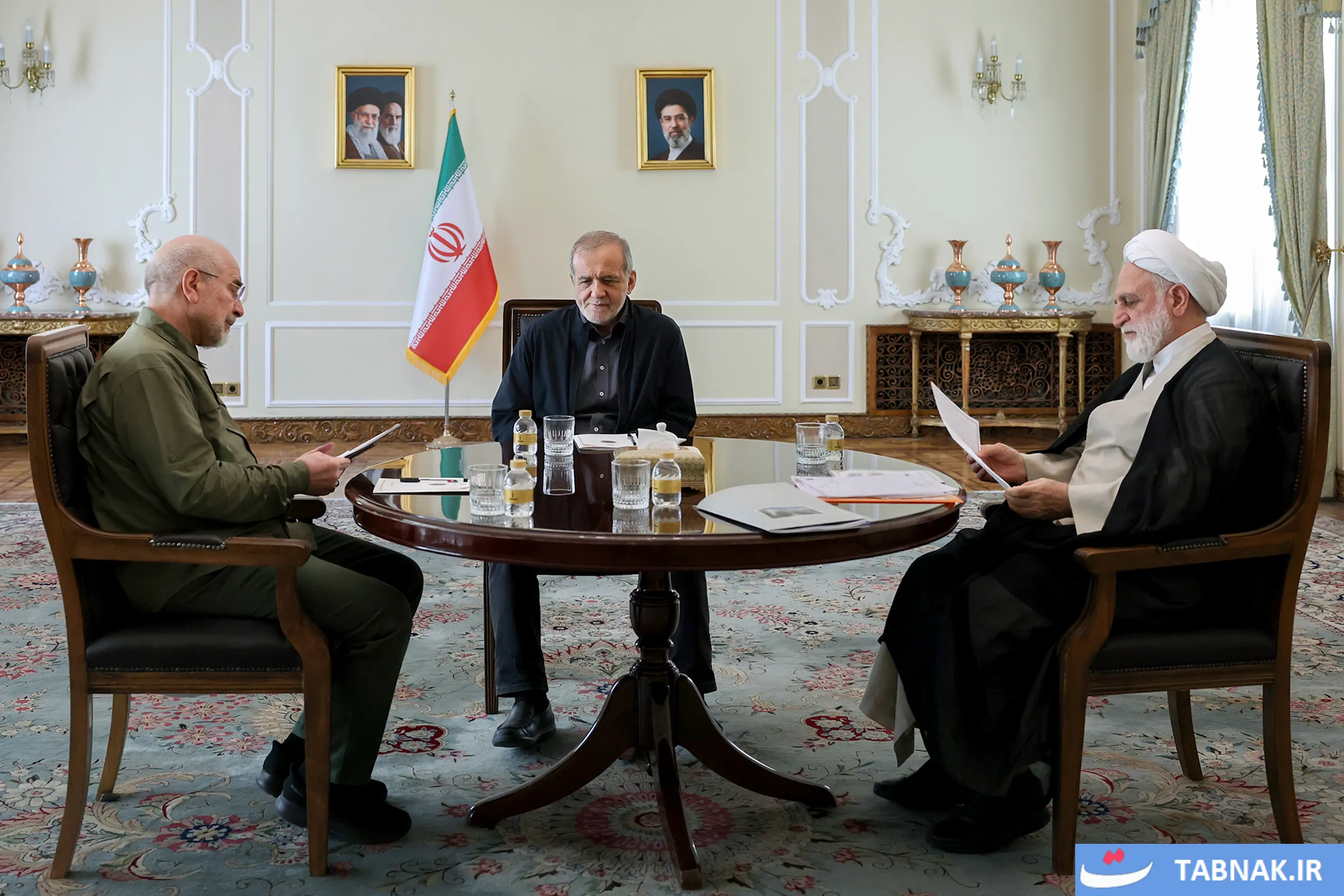 عکس: نشست مشترک سران قوا