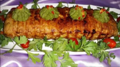 دستورپخت کباب رول مرغ با سس پستو