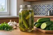 طرز تهیه خیارشور تخمیری خانگی