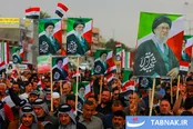عکس: تظاهرات گسترده در بغداد در حمایت از ایران