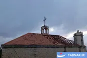 عکس: حمله هوایی اسرائیل به کلیسای مار جرجیس در لبنان