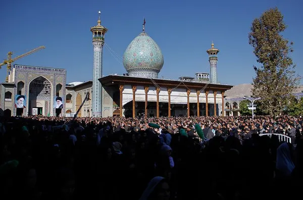 آیین سوگواری اربعین حسینی در شیراز./ISNA
