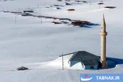 عکس: برف زمستانی در بهار؛ روستایی در ترکیه زیر برف دفن شد