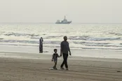 عکس: تنگه هرمز؛ سحرگاه چهارشنبه ۱۱ شهریور ۱۴۰۵