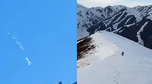 لحظات درگیری جنگنده ایران با اف 35 اسرائیل و نجات خلبان ایرانی