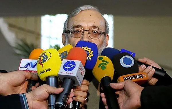 حاشیه دیدار سفرا و نمایندگان کشورهای در حال توسعه مقیم تهران با محمد جواد لاریجانی دبیر ستاد حقوق بشر در صبح روز دوشنبه /FNA
