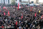 سیل جمعیت در بدقه سردار سلیمانی