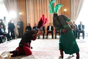 عکس: عراقچی و دیپلمات‌ها در آیین تعزیه