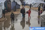 عکس: سیل در غزه؛ چادرها زیر آب رفت