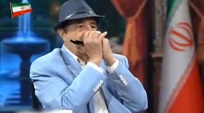 ساز دهنی نوازی منوچهر آذری در برنامه تلویزیونی