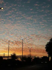 آسمان زیبای شهر سردشت بهبهان