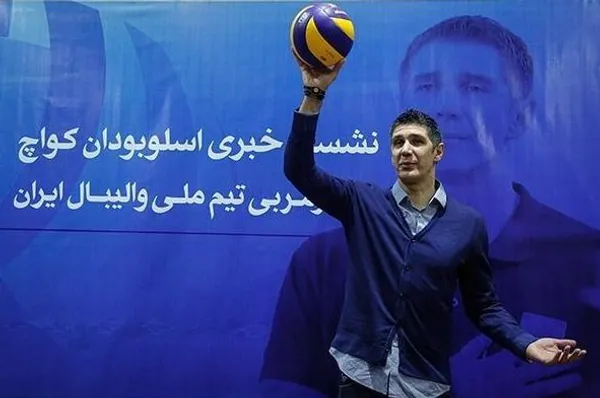 روز دوشنبه، نشست خبری اسلوبودان کواچ، سرمربی تیم ملی والیبال ایران، در آکادمی فدراسیون فوتبال برگزار شد./FNA
