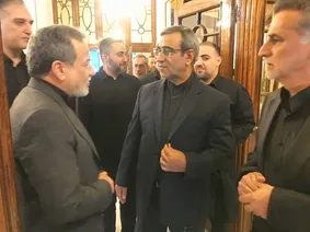 دیدار عراقچی با وزیر کشور پاکستان در مشهد + عکس