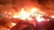 تصاویر سقوط پهپاد آمریکایی در عراق