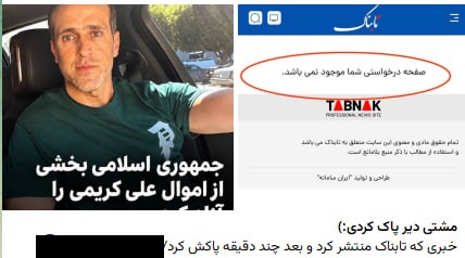 دروغ‌سازی سلطنت‌طلبان با نام تابناک برای حمله به علی کریمی/ خودزنی به سبک حامیان رضا پهلوی
