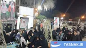 عکس: شب قدر مینابی‌ها در جوار مزار شهدای دانش آموز