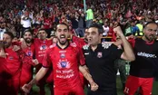 جشن خیابانی شبانه در قائمشهر بعداز حذف استقلال