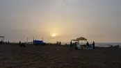 غروب ساحل بابلسر