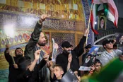 عکس: تجمع ضدآمریکایی زائران در طریق‌الحسین علیه‌السلام