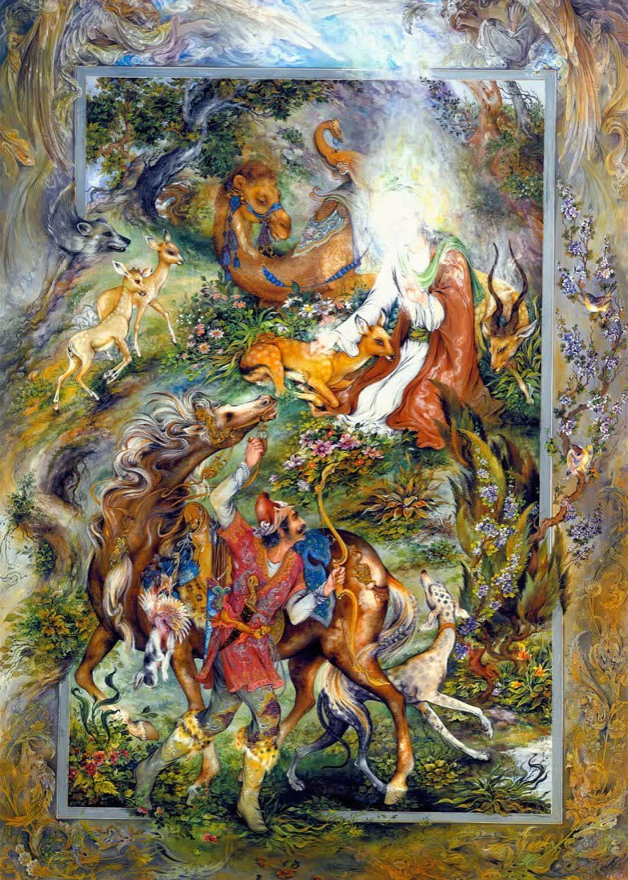 یک سال پس از خاموشی مردی که با قلم، روح ایران را نقاشی کرد؛ محمود فرشچیان، نگارگر جاودانه