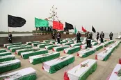 استقبال از کاروان ۱۶۵ شهید گمنام در دزفول