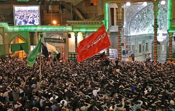 سومین شب از مراسم عزاداری مسلمیه در آستان حضرت عبدالعظیم حسنی(ع)./TASNIM
