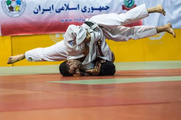مسابقات هفته پایانی لیگ جودو./ISNA
