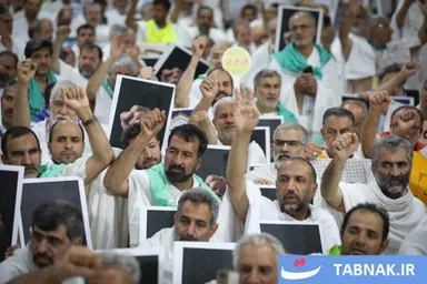عکس: مراسم برائت از مشرکین در صحرای عرفات _ حج ۱۴۴۷