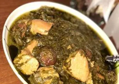 دستور پخت خورش آلو اسفناج