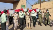 پیکر مطهر ۷۱ شهید از مرز شلمچه وارد کشور شد