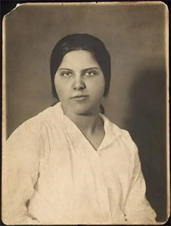 عکس یک خانم روس، مسکو 1930