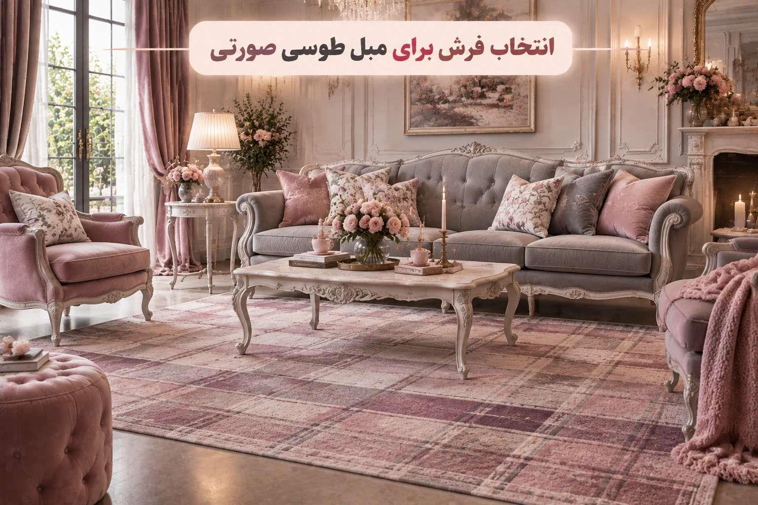 مبلمان طوسی با چه فرشهایی ست میشه؟ مبلمان طوسی با چه فرشهایی ست میشه؟