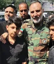 دلجویی امیر حیدری از فرزندان خلبان شهید 