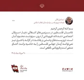 سردار قاآنی: غاصبان فلسطین دچار سرطان اجتماعی شده‌اند