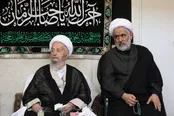 عکس: مراسم سوگواری امام رضا(ع) با حضور مردم در بیوت مراجع