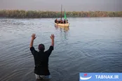 استقبال از زائران کربلا در روستای خلیفه حیدر