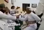 رسم عجیب کتک زدن داماد در عروسی