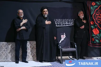 عکس: مراسم عزاداری شام غریبان حسینی در جوار محل شهادت قائد شهید