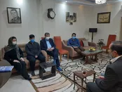 دیدار سرلشکر محسن رضایی با خانواده شهید نژادکی