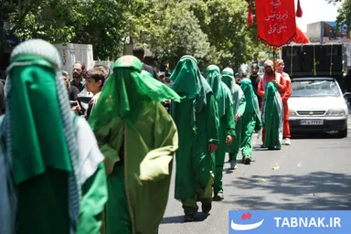 عکس: عزاداری دسته بنی‌اسد در خیابان ری تهران