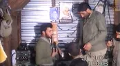 شهید احمد کاظمی در حال فرماندهی عملیات کربلای 4