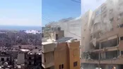 هفت ویدیو از حمله اسرائیل به ضاحیه بیروت