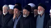 اشک‌های فرزندان رهبر شهید انقلاب پیش از نماز میت
