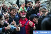 عکس:بریک کلائون؛سلبریتی کودکان غزه