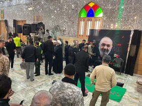 آماده‌سازی آرامگاه سردار شهید سلامی+عکس