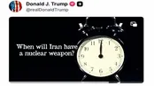 ویدیوی عجیب ترامپ درباره حمله به ایران