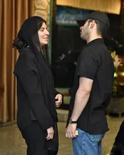 قاب دو نفره لیلا حاتمی و بازیگر جوان یاغی
