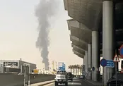 فرودگاه ریاض کامل از کار افتاد