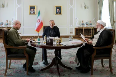 عکس: نشست مشترک سران قوا