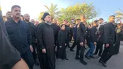 وداع سید عمار حکیم با رهبر شهید در نجف اشرف